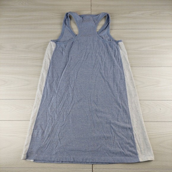 Nike Sportswear Tank Top Womens‎ Medium Racerback Blue Swoosh Active Gym Workout - Picture 2 of 6